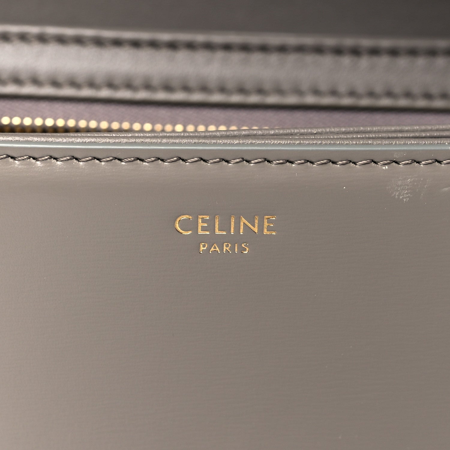 Celine Shiny Calfskin Small Triomphe Pebble 6 of 11