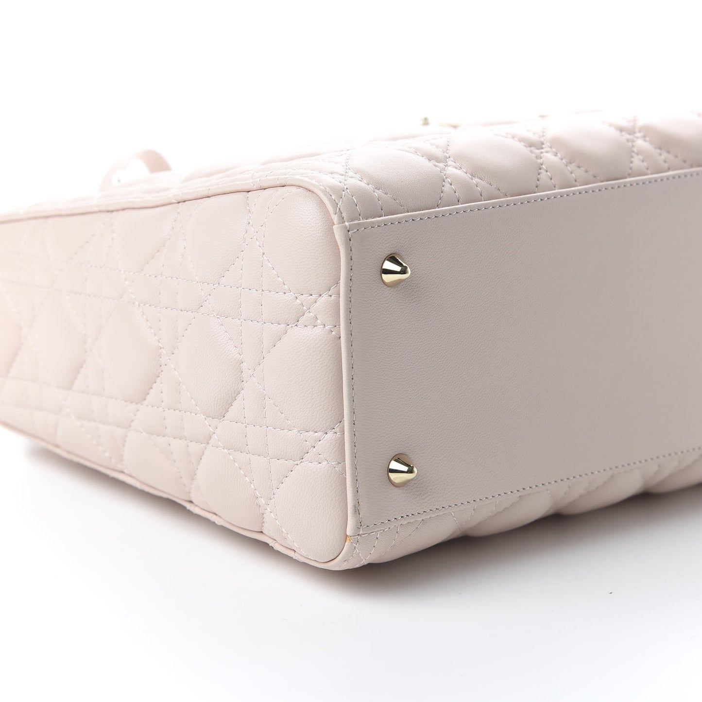 Lambskin Cannage Medium Lady Dior Light Pink
