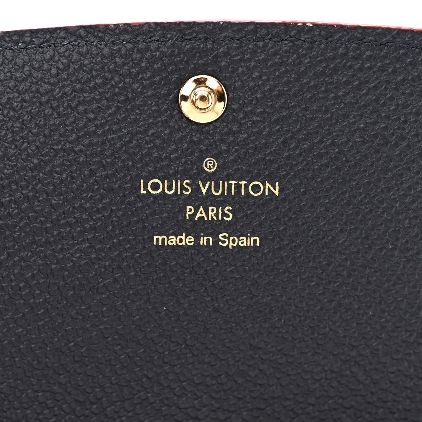 LOUIS VUITTON Empreinte Emilie Wallet Marine Rouge