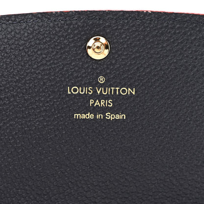 Louis Vuitton LOUIS VUITTON Empreinte Emilie Wallet Marine Rouge 6 of 8