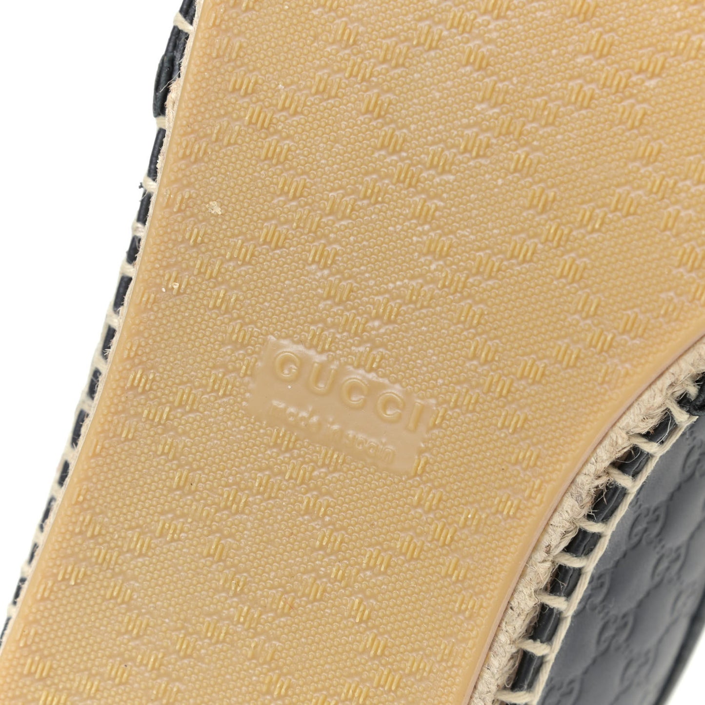 Microguccissima Signature Espadrilles 40 Black
