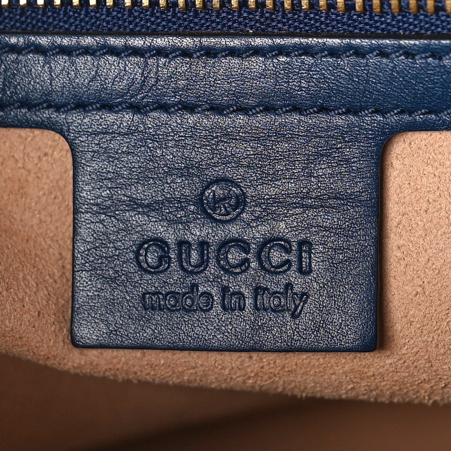 Guccissima Signature Medium Shoulder Tote Bag Blue