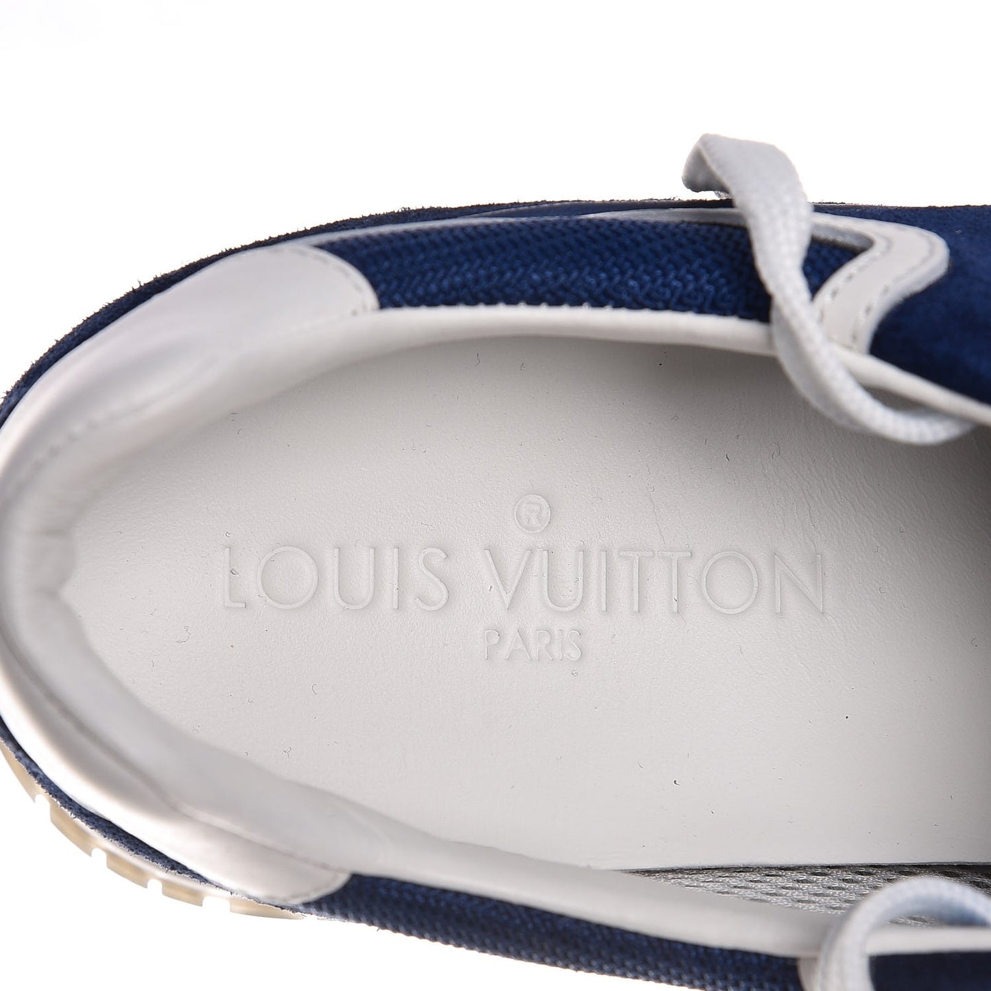 Suede Run Away Sneakers 35.5 Blue