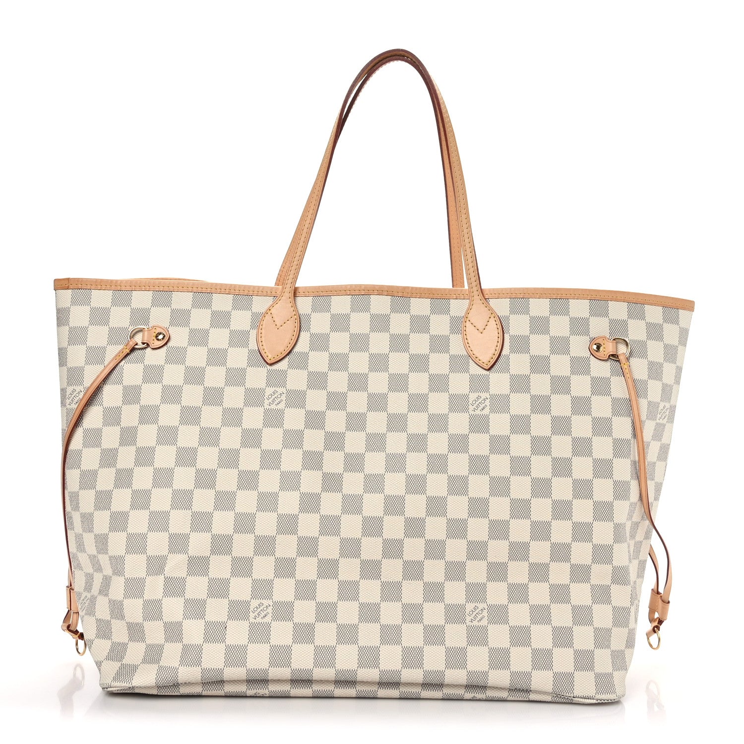 Louis Vuitton Damier Azur Neo Neverfull GM Rose Ballerine 1 of 10