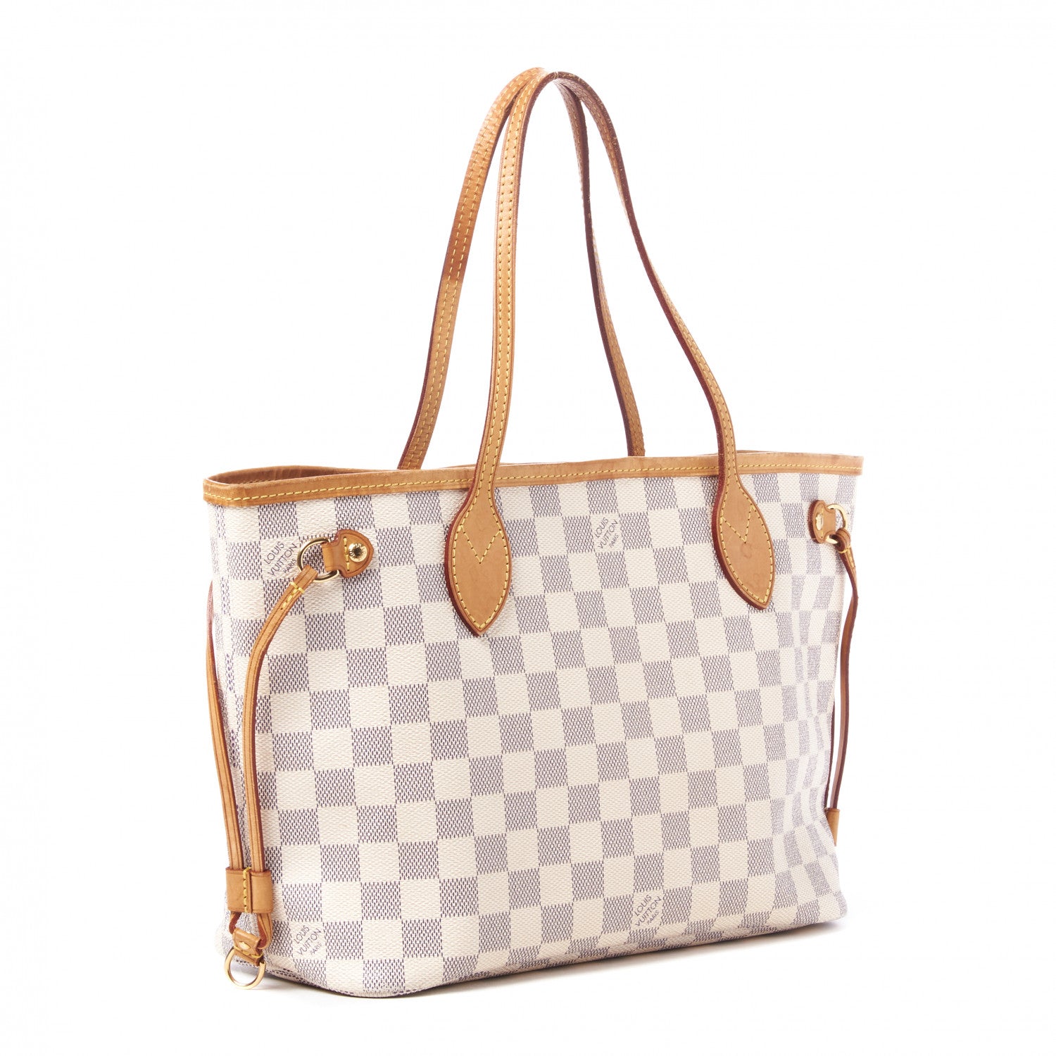 Louis Vuitton Damier Azur Neverfull PM 2 of 9