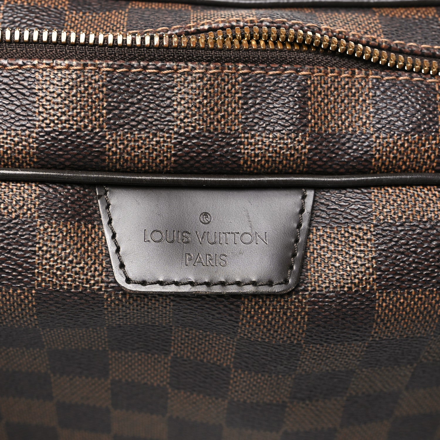 Louis Vuitton Damier Ebene Rivington GM 6 of 9