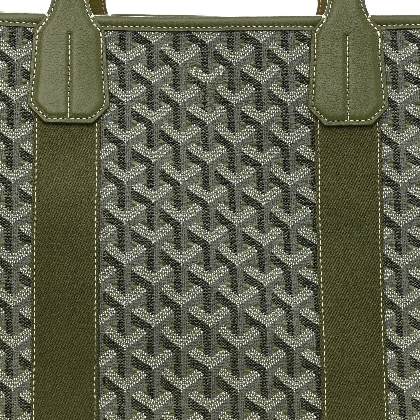 Goyardine Villette MM Tote Khaki