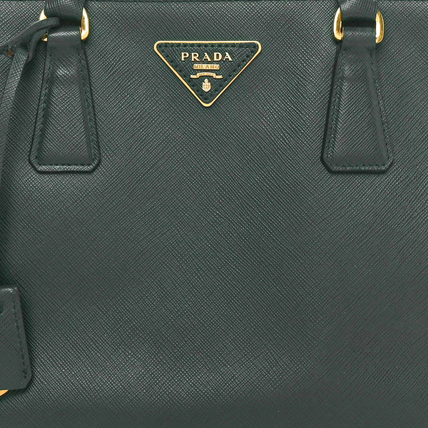 Prada Saffiano Lux Small Galleria Double Zip Tote Biliardo 7 of 9