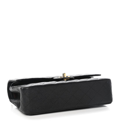 Chanel Caviar Quilted Medium Double Flap Black 4 of 9