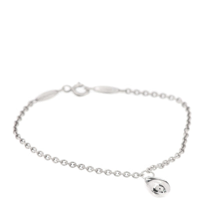 Tiffany Sterling Silver Elsa Peretti Teardrop Charm Bracelet 1 of 5