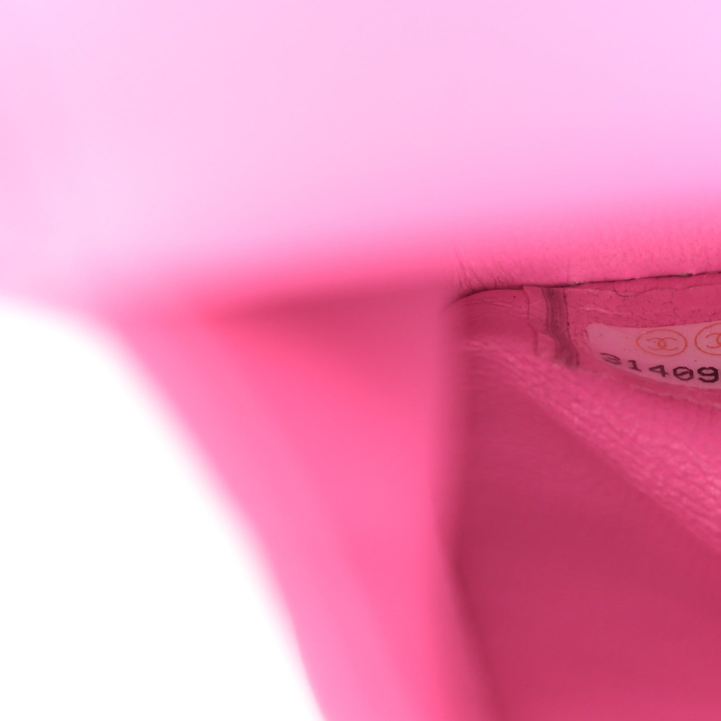 Lambskin Quilted Medium Double Flap Neon Pink