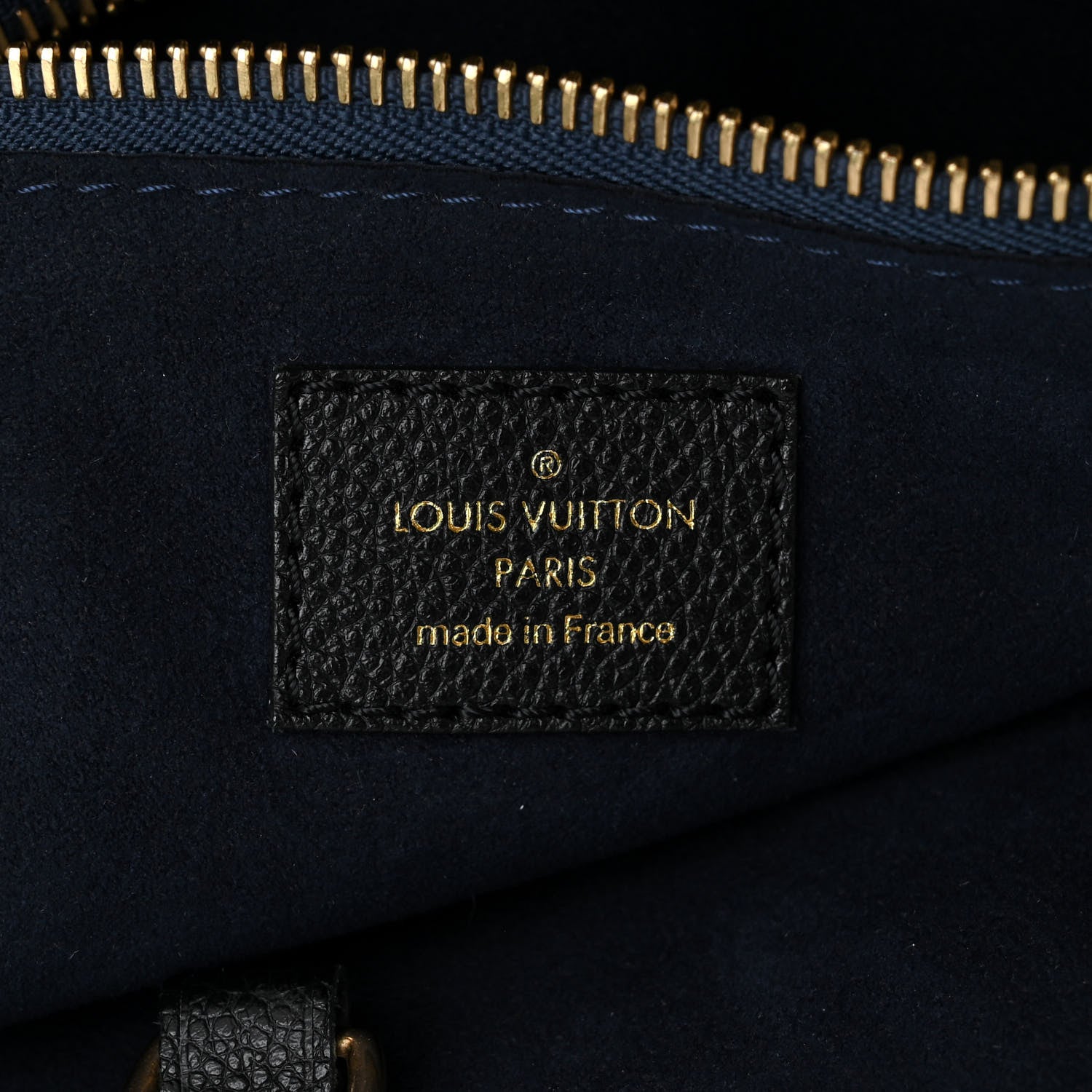 Louis Vuitton Empreinte Monogram Giant Neverfull MM Black 7 of 10