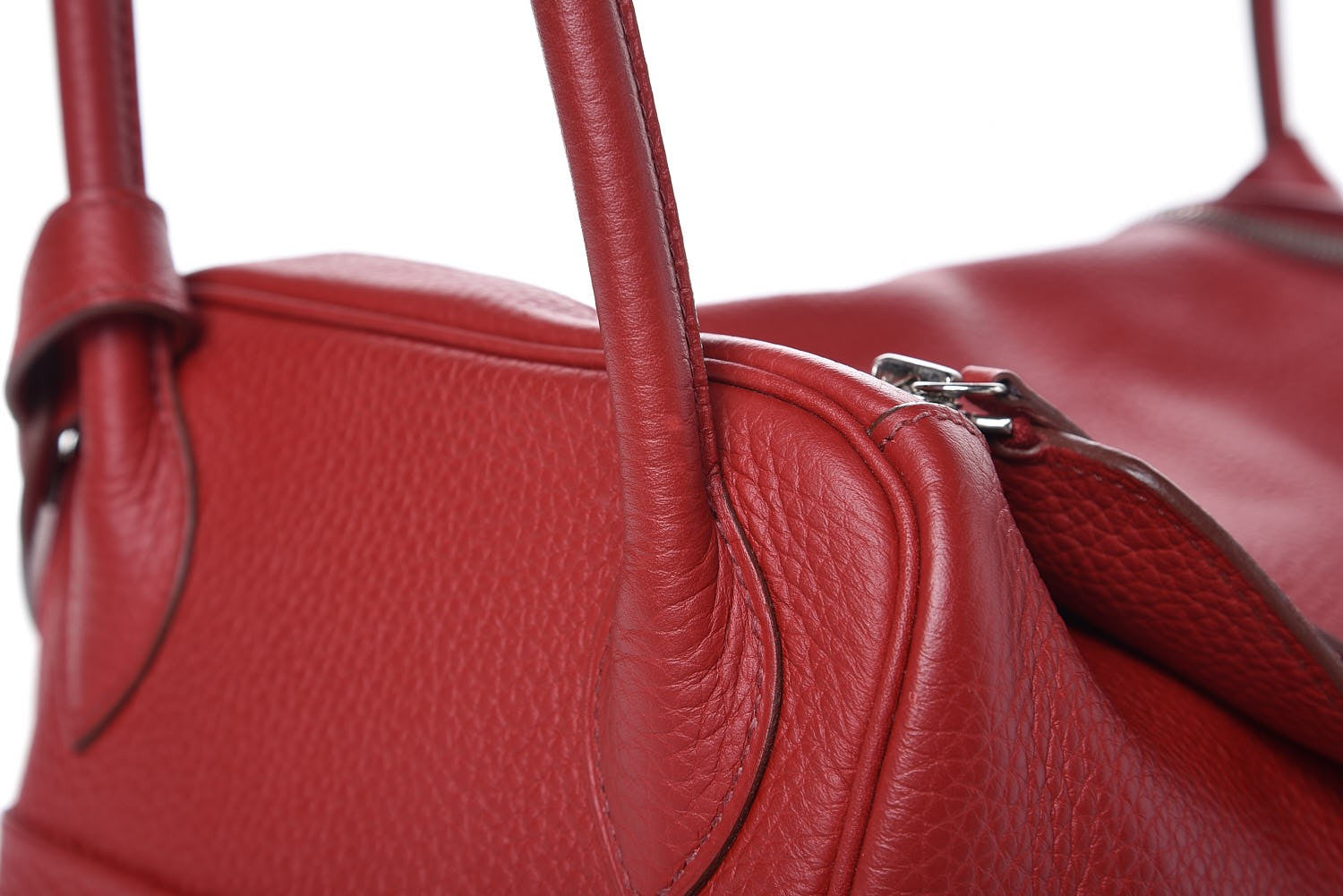 Hermes Taurillon Clemence Lindy 34 Rouge Garance 13 of 13