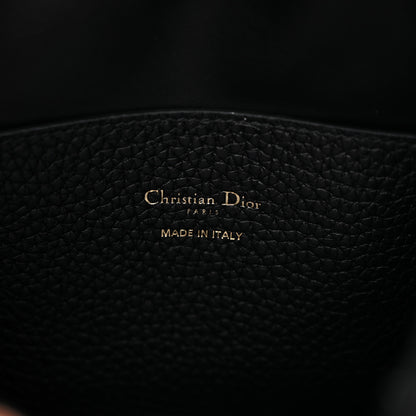 Christian Dior Calfskin Medium Signature Bucket Bag Black 6 of 10