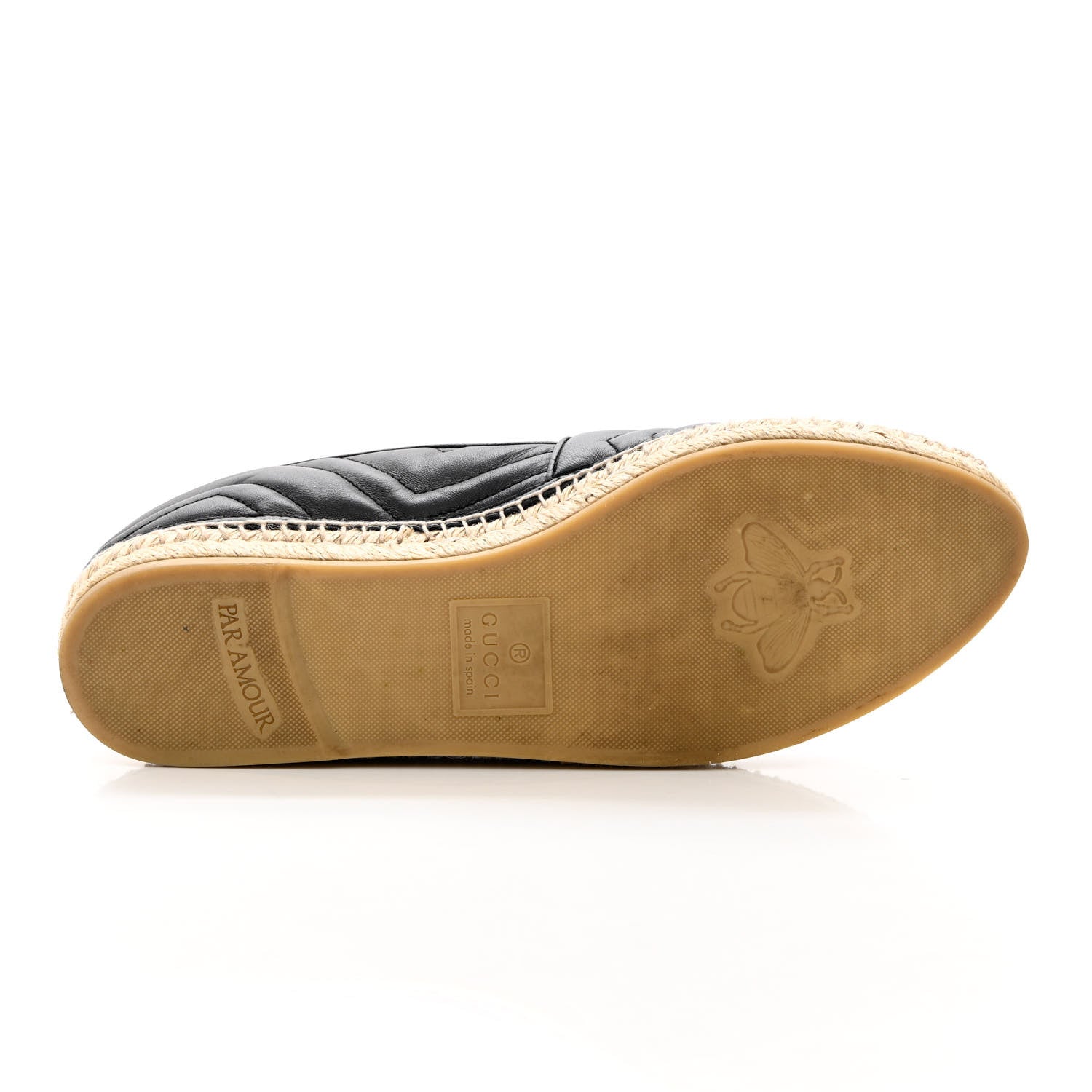 Gucci Nappa Matelasse GG Marmont Espadrilles 41 Black 13 of 14