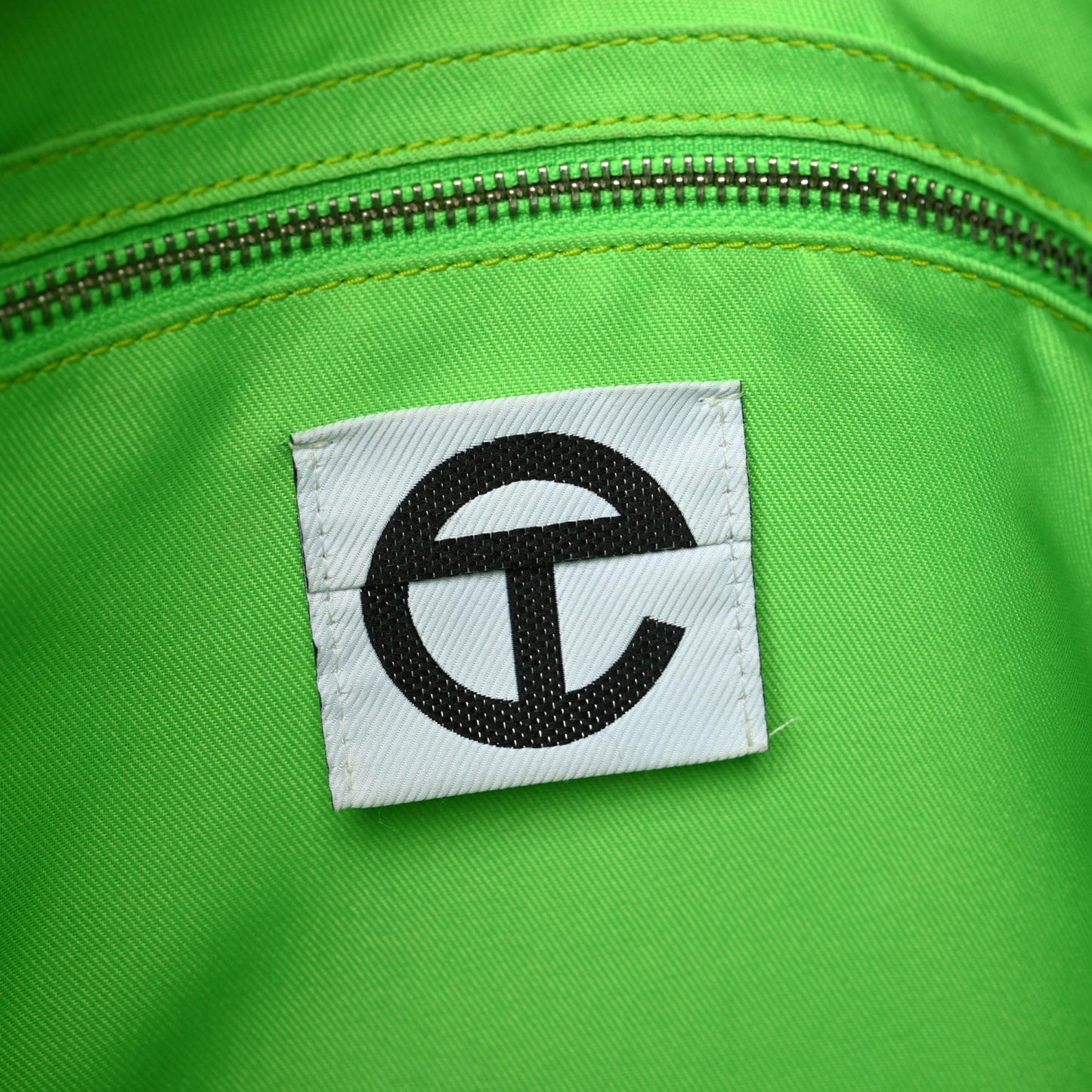 Vegan Leather Medium Shopping Bag Highlighter Green