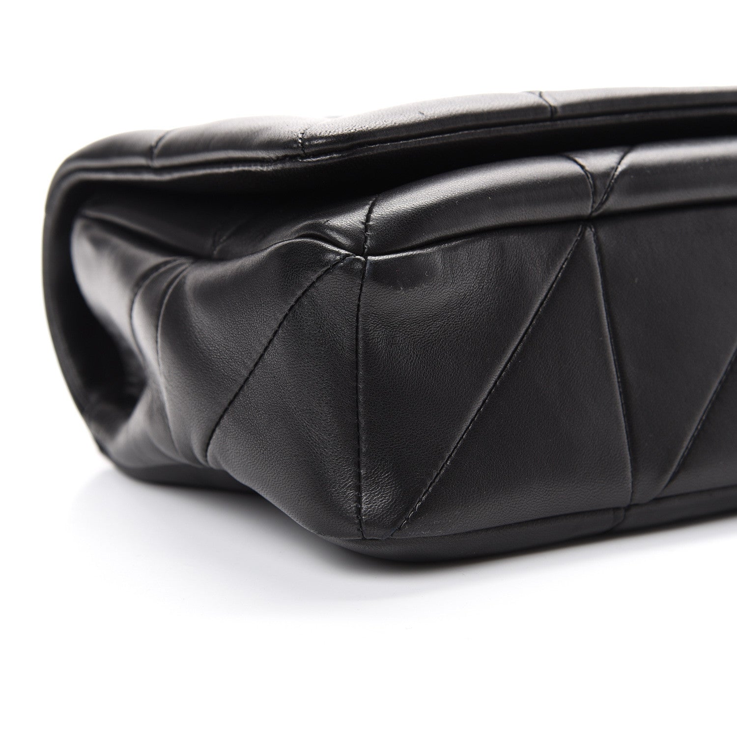 Saint Laurent Lambskin Patchwork Monogram Medium Jamie Black 10 of 11