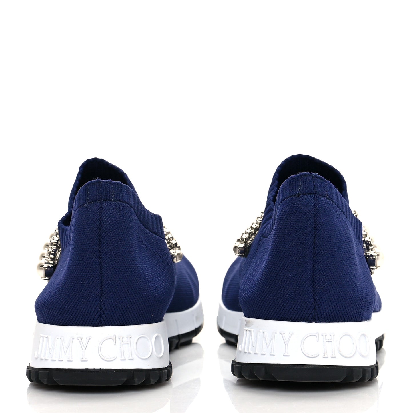 Knit Crystal Pearl Verona Sneaker 36 Navy
