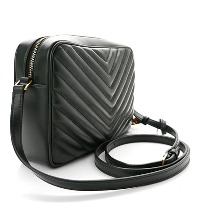 Saint Laurent Calfskin Matelasse Monogram Lou Camera Bag Military Green 3 of 10