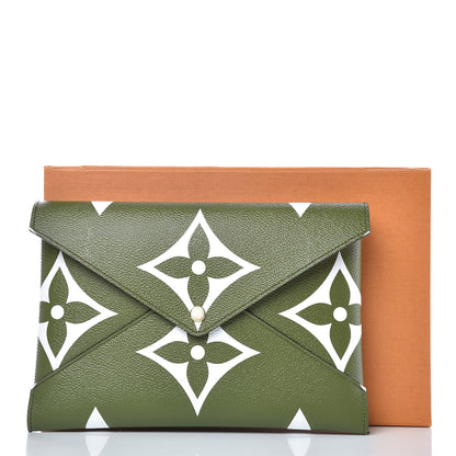 Louis Vuitton Monogram Giant Large Kirigami Pochette Kaki 8 of 8