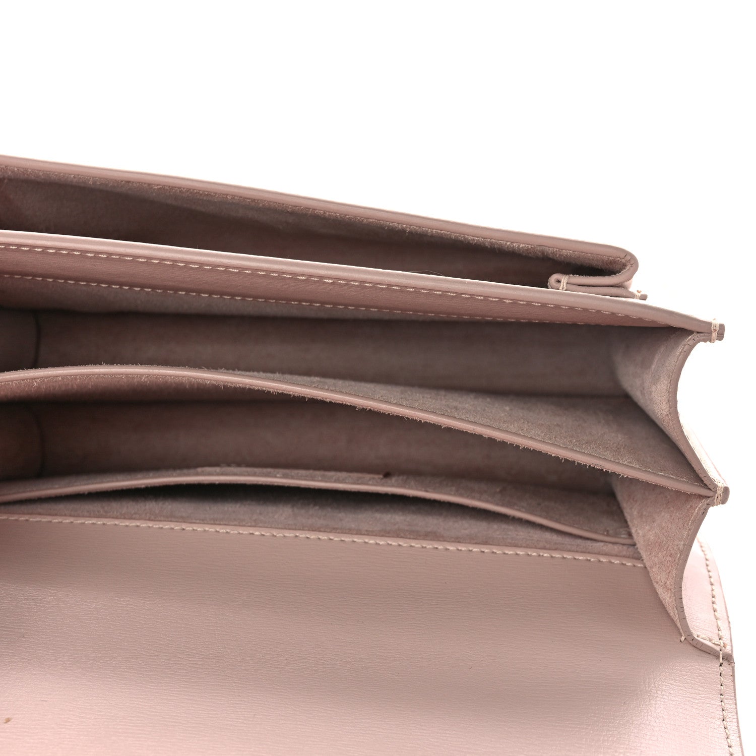 Saint Laurent Calfskin Medium Monogram Sunset Marble Pink 5 of 11