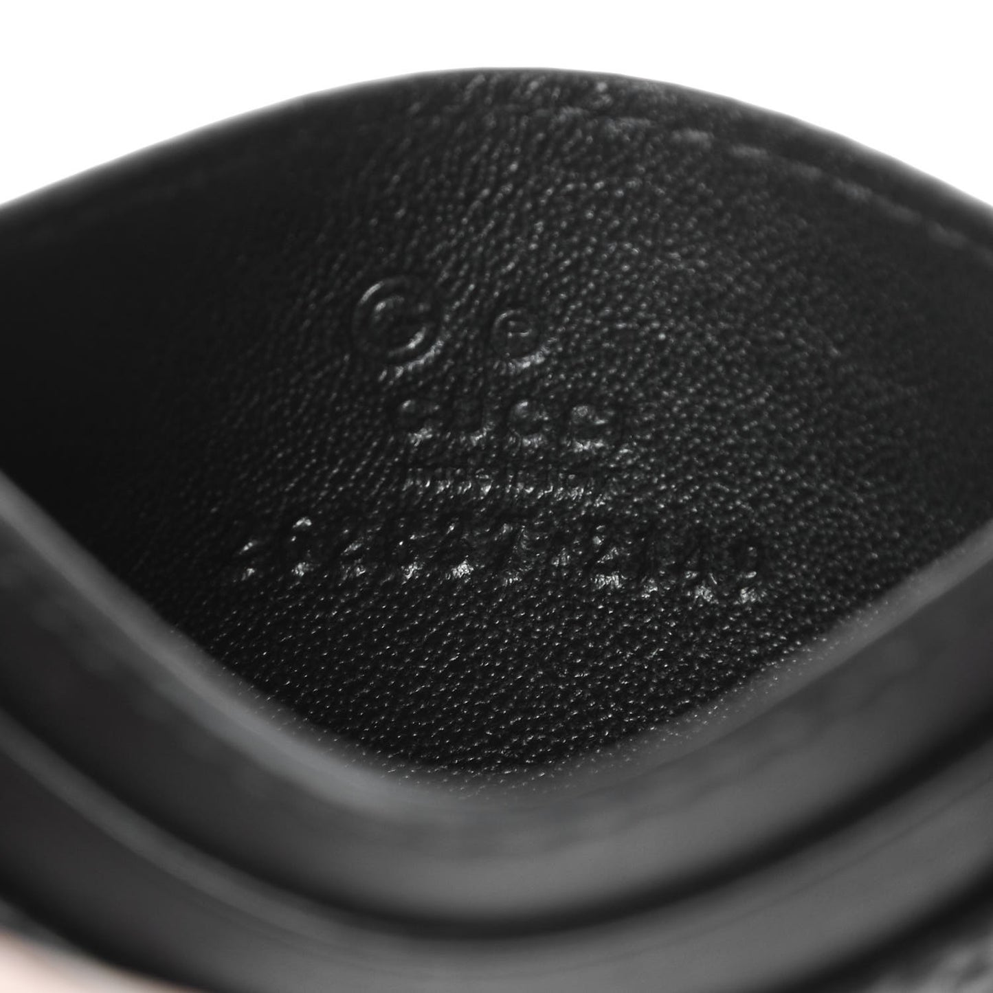 Microguccissima Card Holder Black