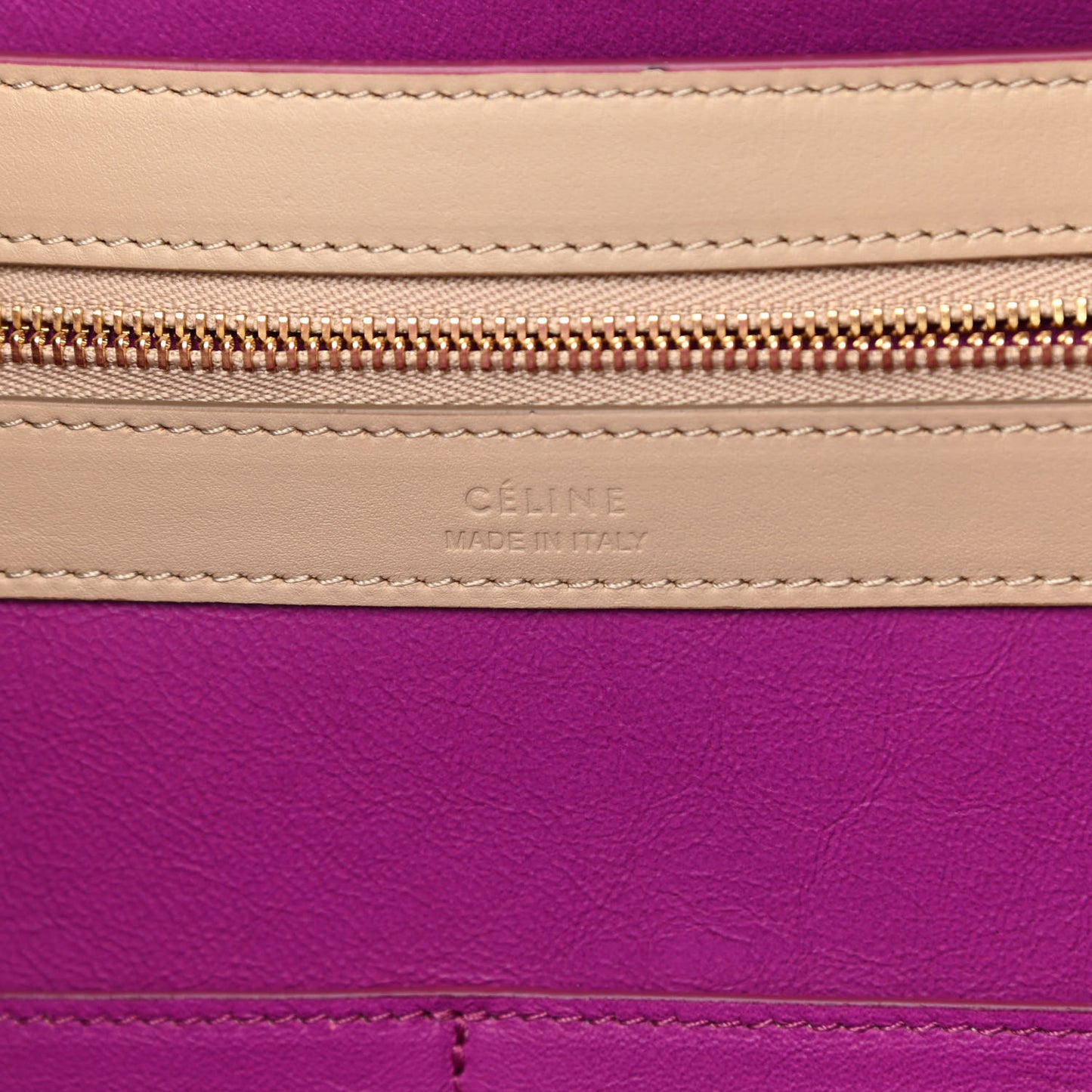 Smooth Calfskin Small Belt Cabas Phantom Beige