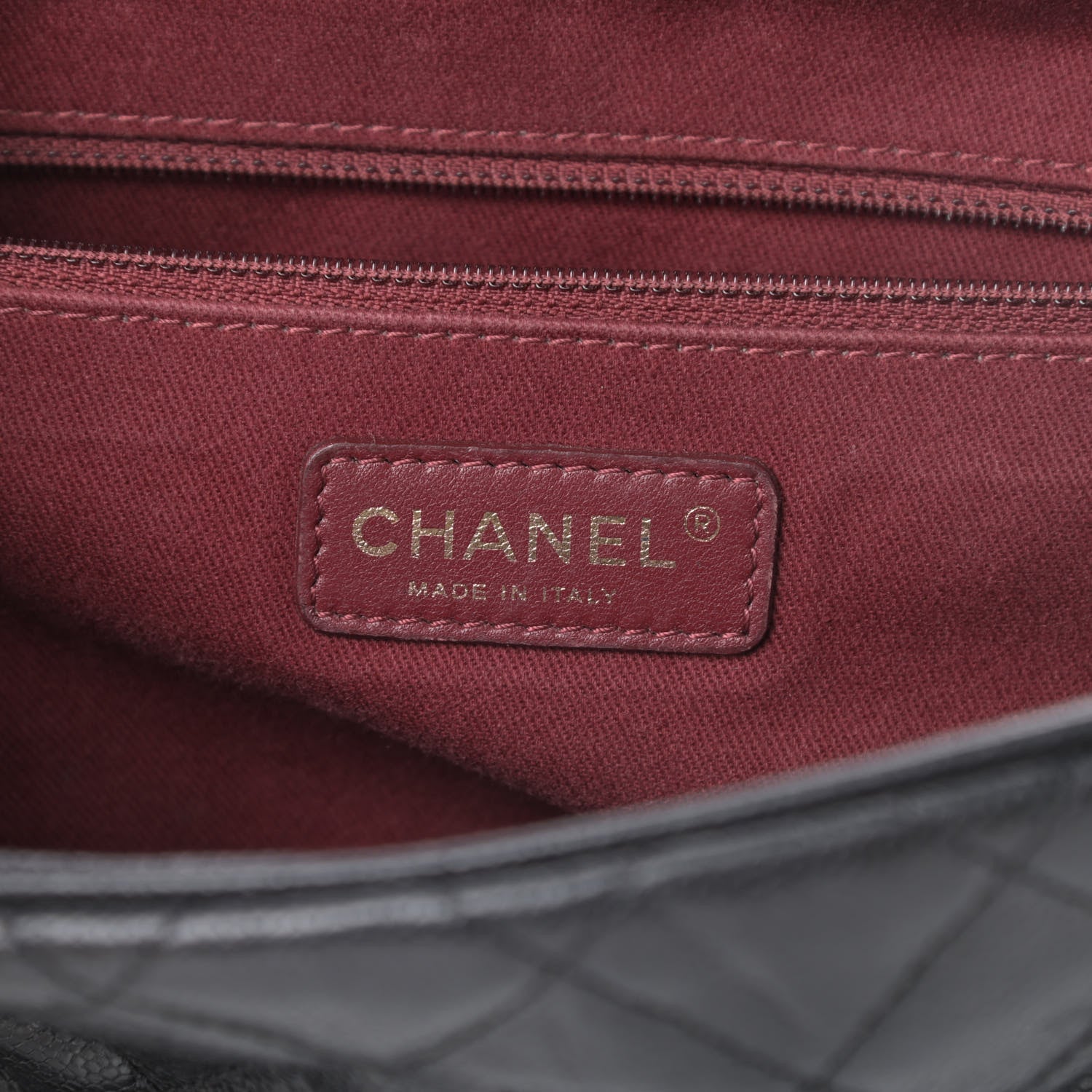 Chanel Crumpled Grained Calfskin Quilted Large Shiva Flap Black 6 of 14