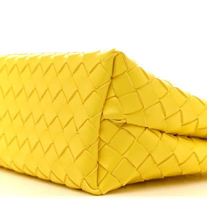 Bottega Veneta Nappa Intrecciato Small Andiamo Shoulder Bag Sulfur 9 of 12