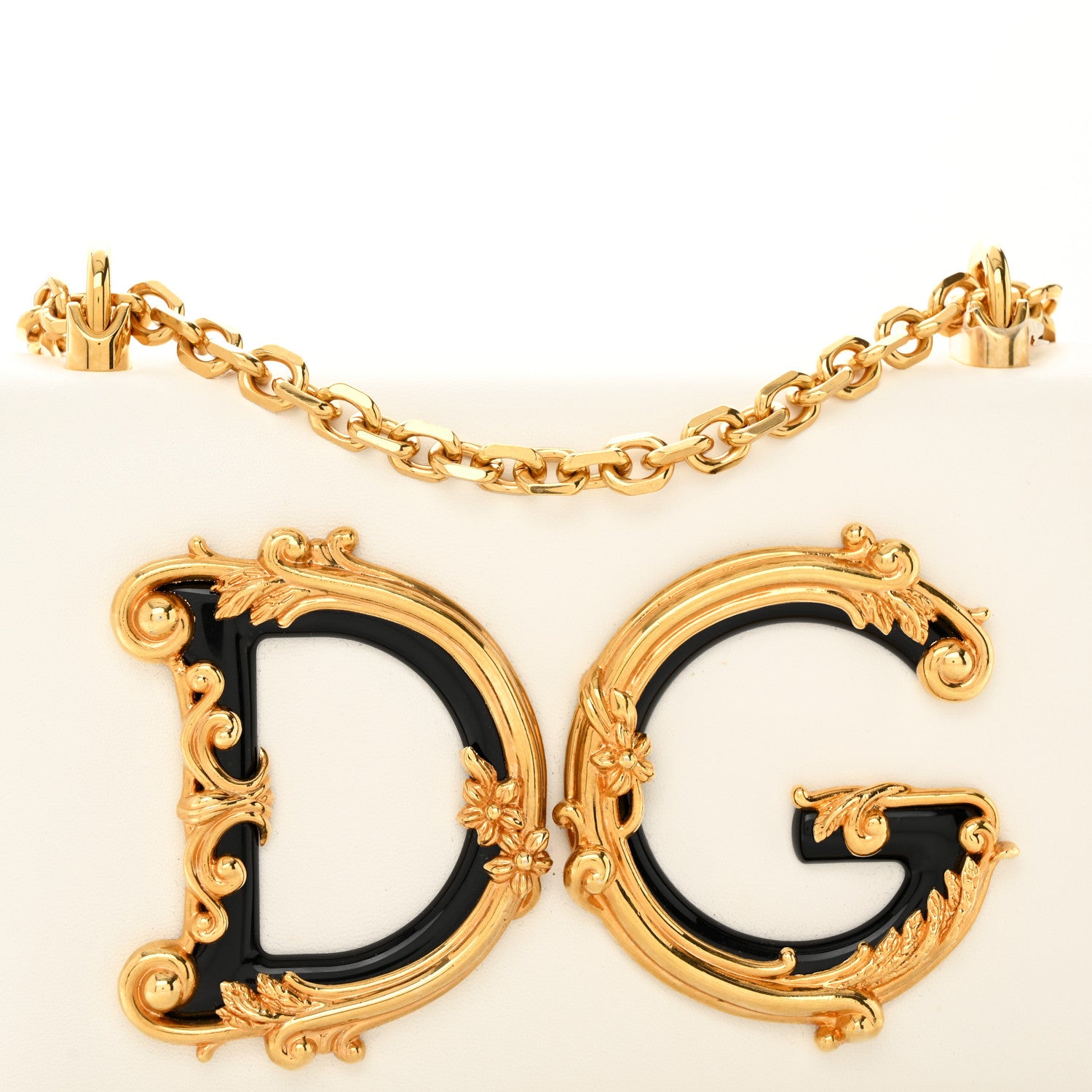 Dolce & Gabbana Nappa DG Girls Shoulder Bag White 7 of 22