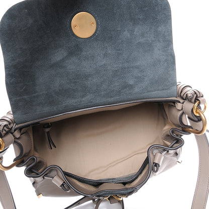 Chloe Calfskin Small Owen Flap Bag Motty Grey 6 of 8