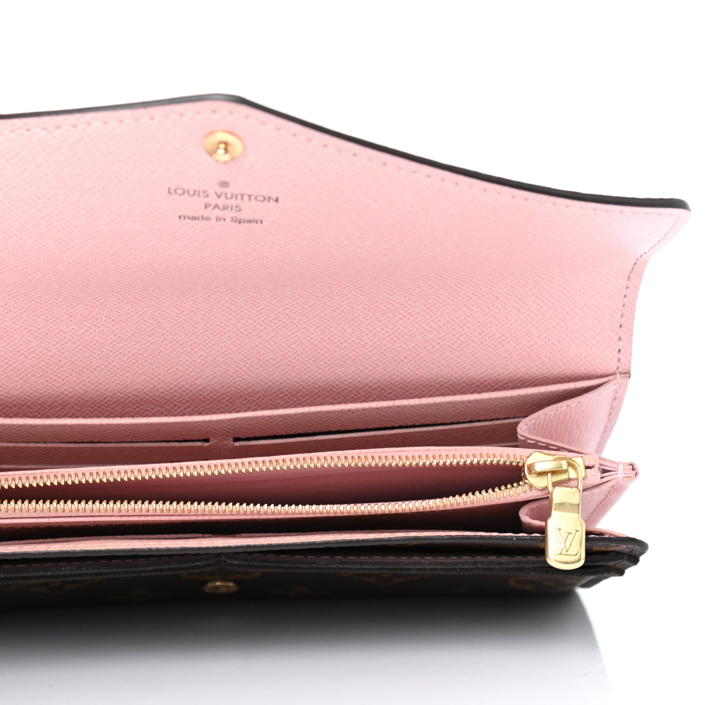 Monogram Sarah Wallet NM Rose Ballerine