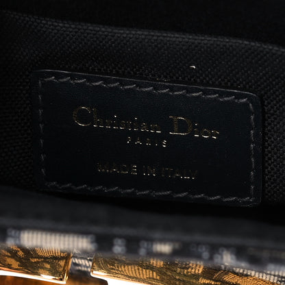 Christian Dior Oblique 30 Montaigne Box Bag Blue 5 of 13