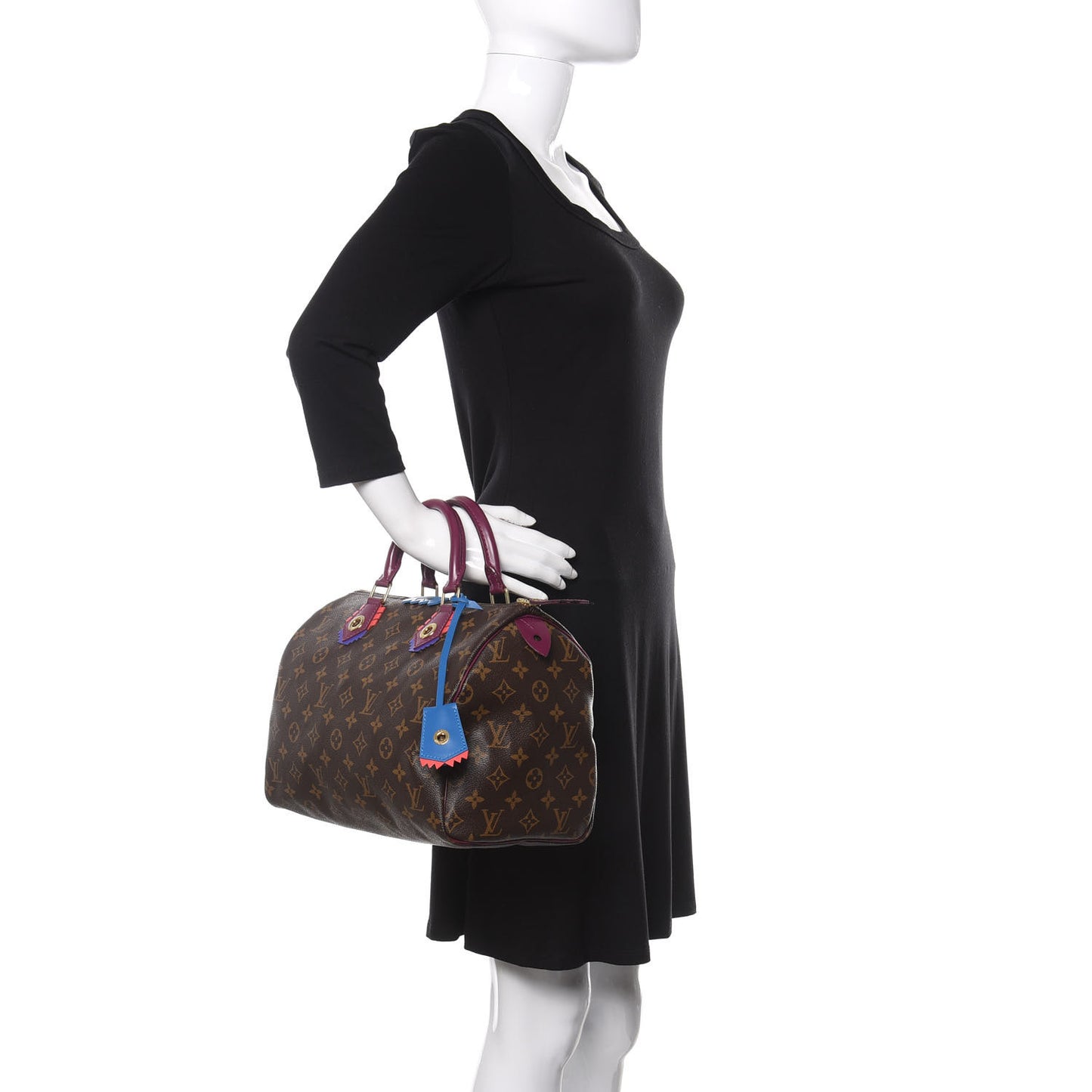 Monogram Totem Speedy 30 Magenta