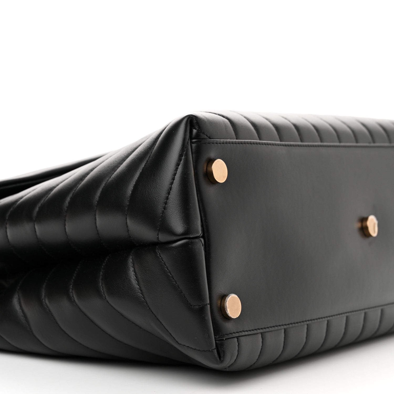 Saint Laurent Calfskin Y Quilted Monogram Large Loulou Chain Satchel Black 9 of 12