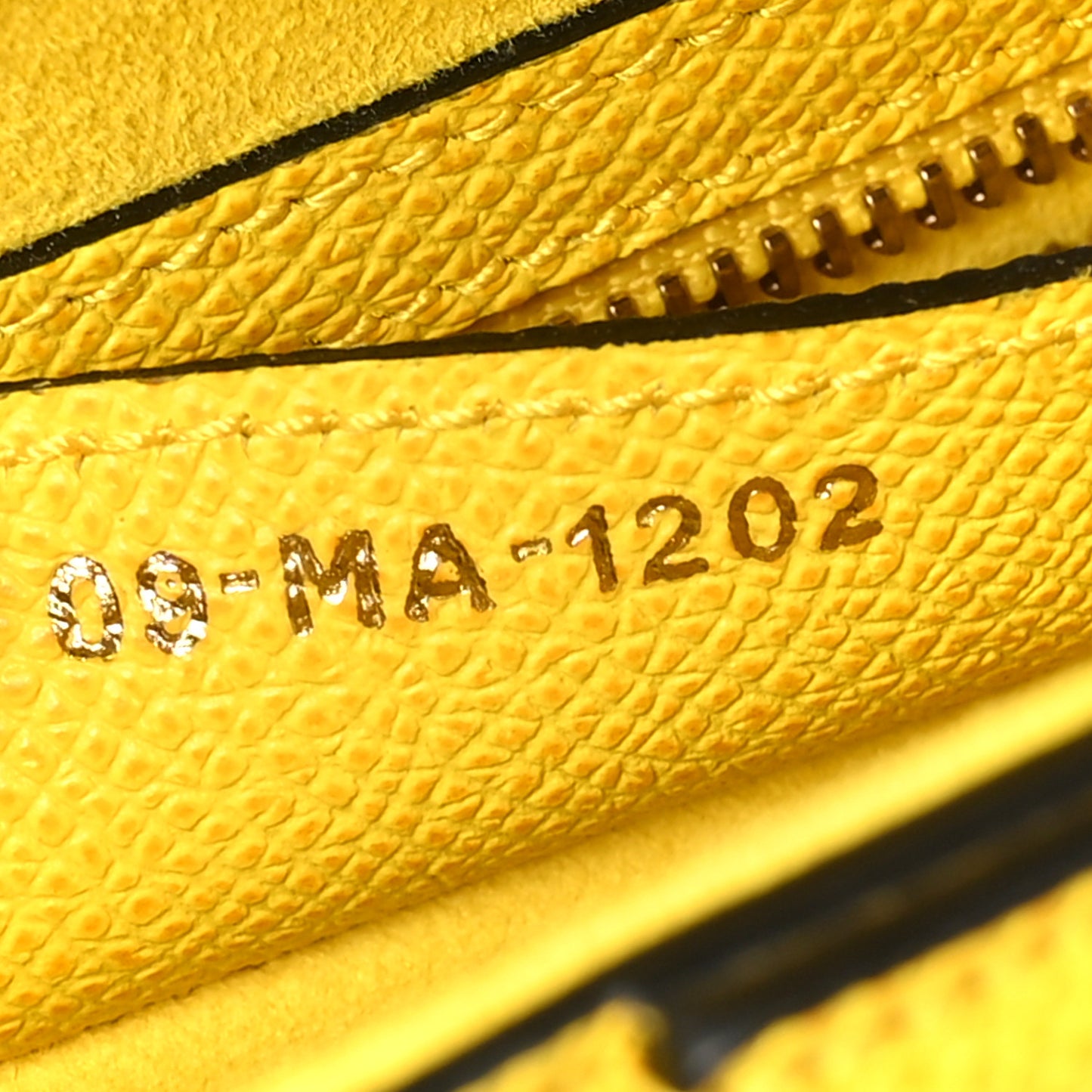 Grained Calfskin Saddle Bag With Strap Yellow