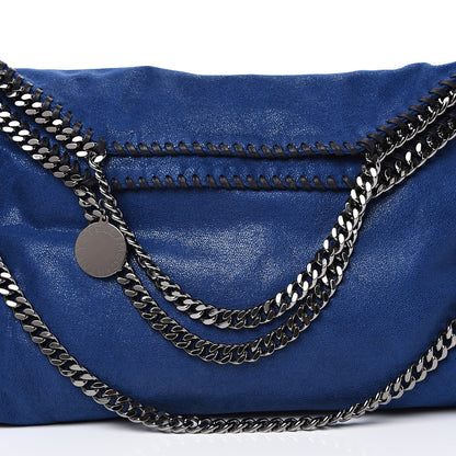 Stella McCartney Shaggy Deer Falabella Fold Over Tote Royal Blue 7 of 9