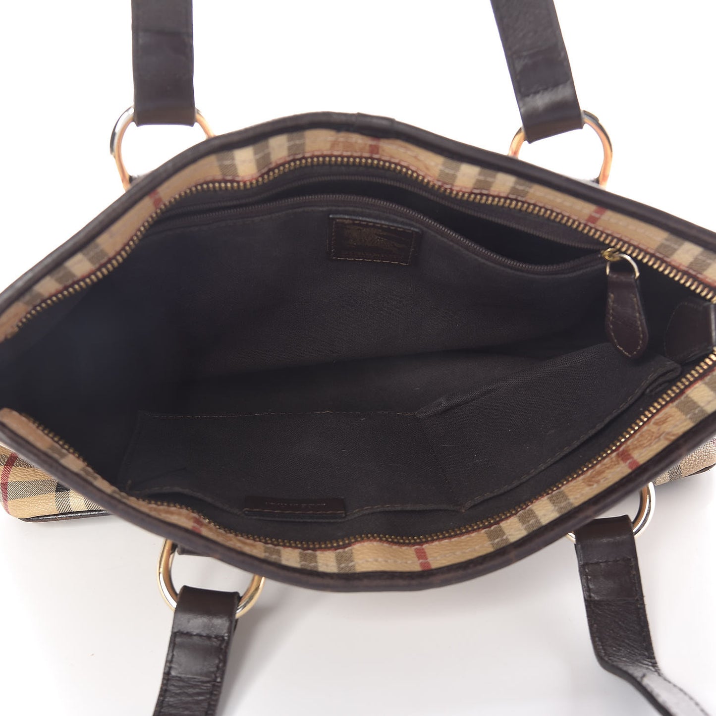 Haymarket Check Medium Regent Tote Chocolate