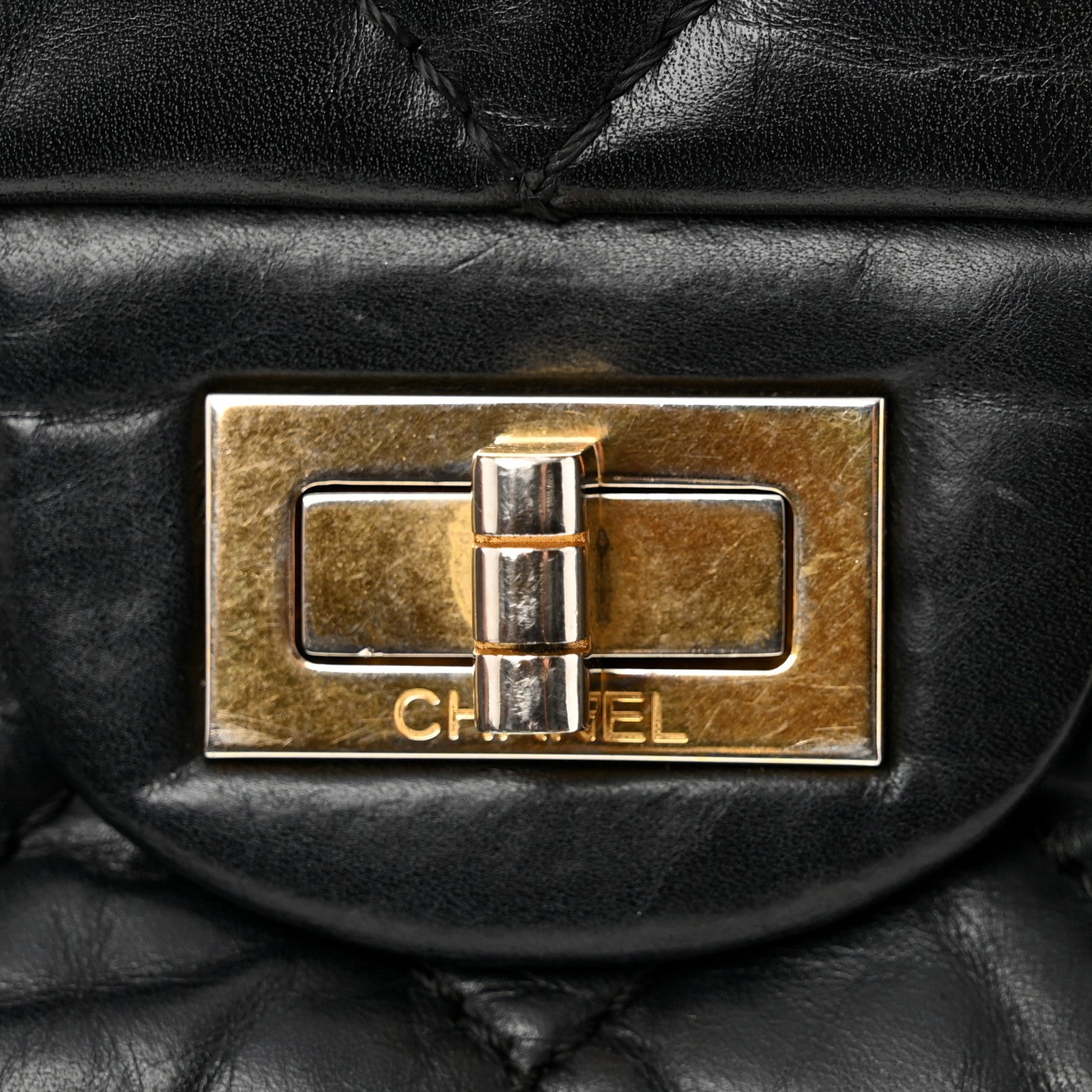 Chanel Aged Calfskin Quilted 2.55 Reissue 226 Flap Black 12 of 13