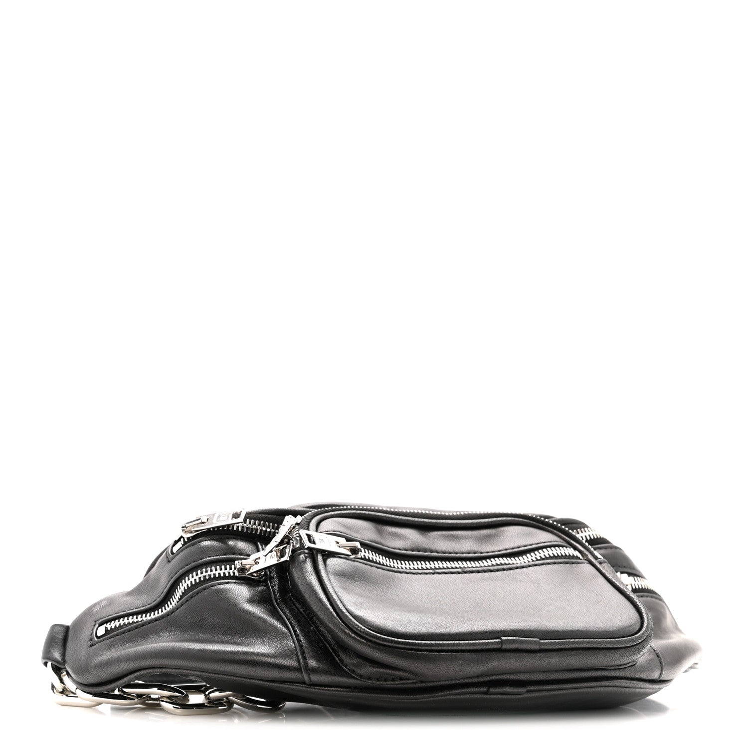 Alexander Wang Lambskin Attica Belt Bag Black 4 of 13