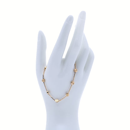 Cartier 18K Yellow Gold LOVE Station Bracelet 2 of 10