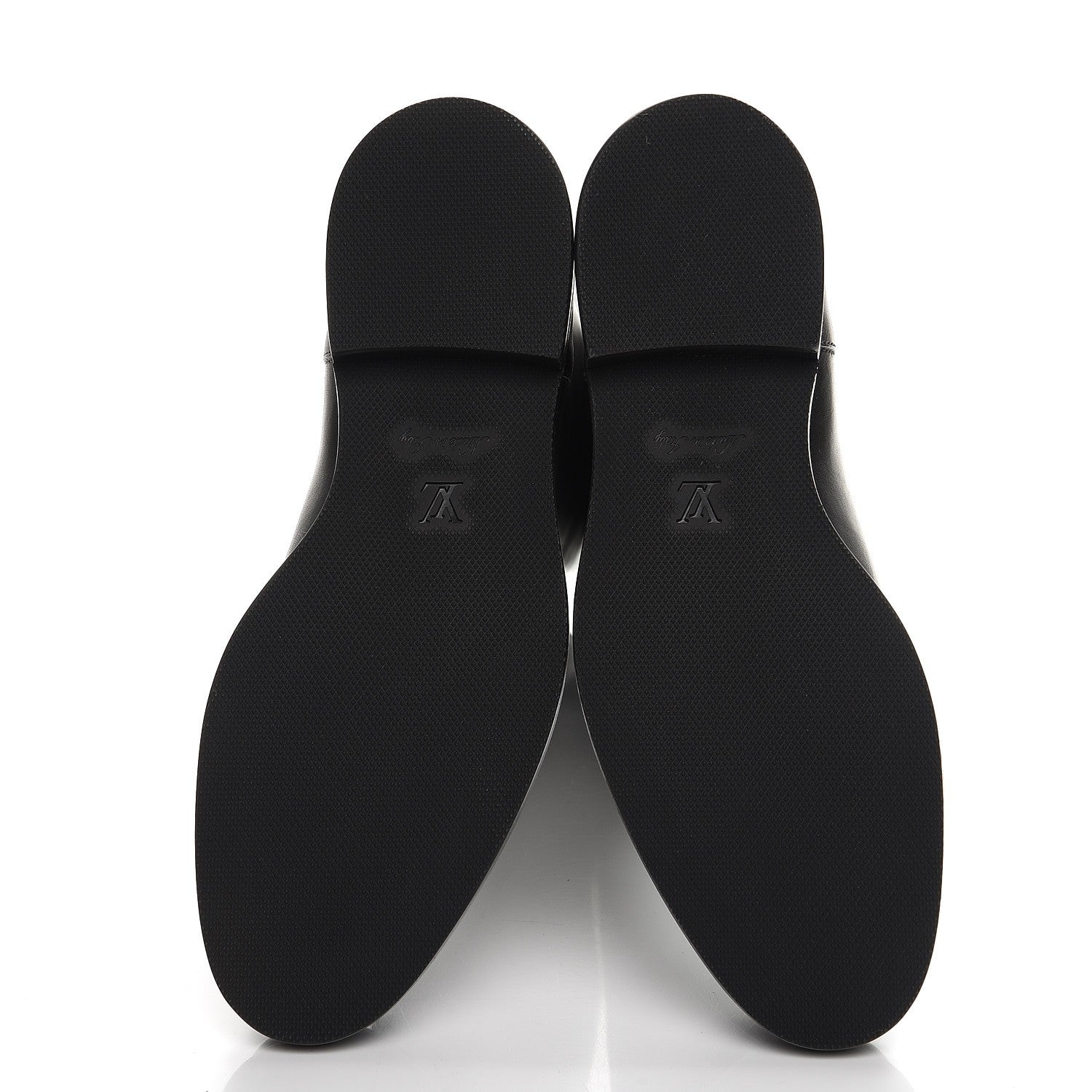 Louis Vuitton Calfskin Overdrive Flat High Boots 35 Black 5 of 6