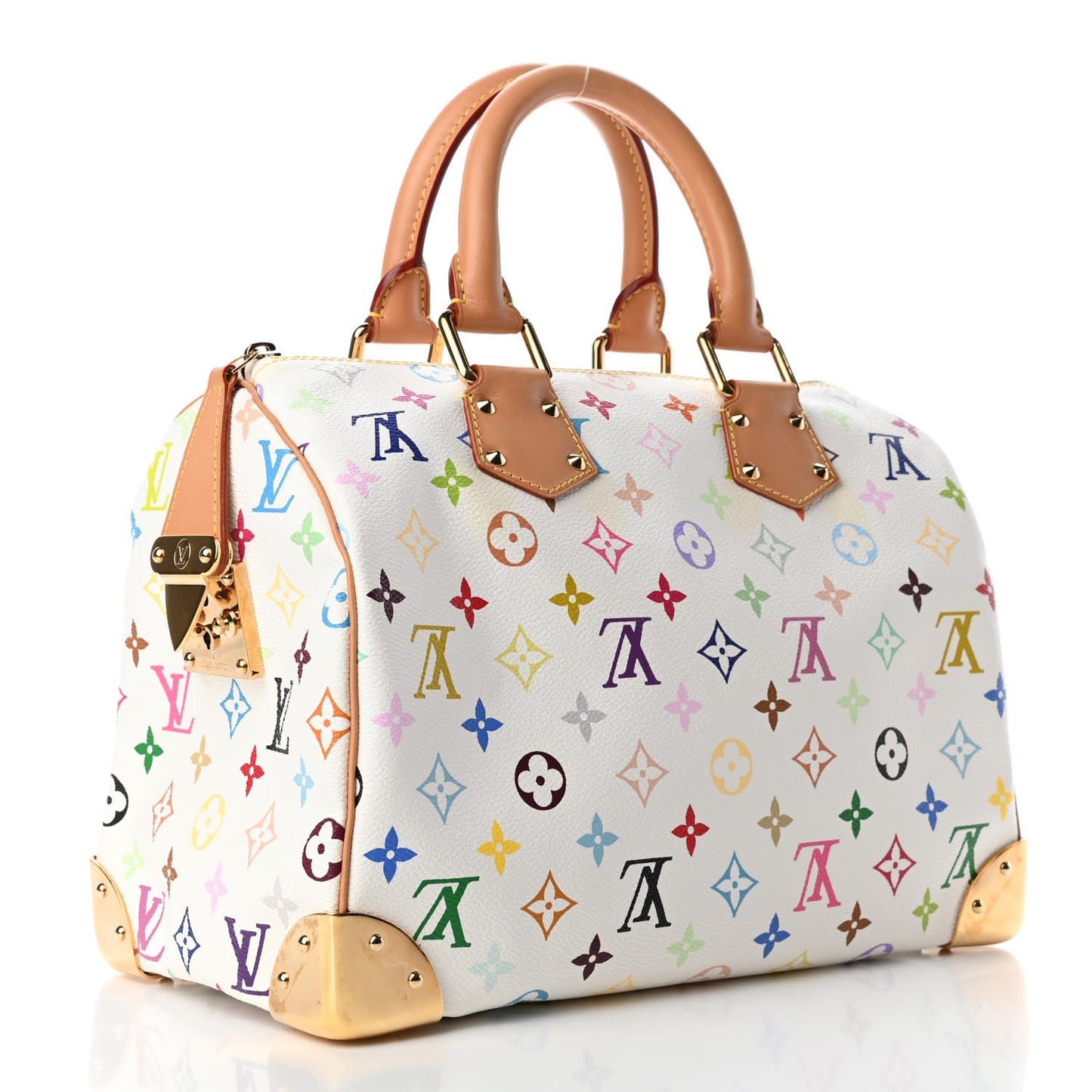 Monogram Multicolor Speedy 30 White