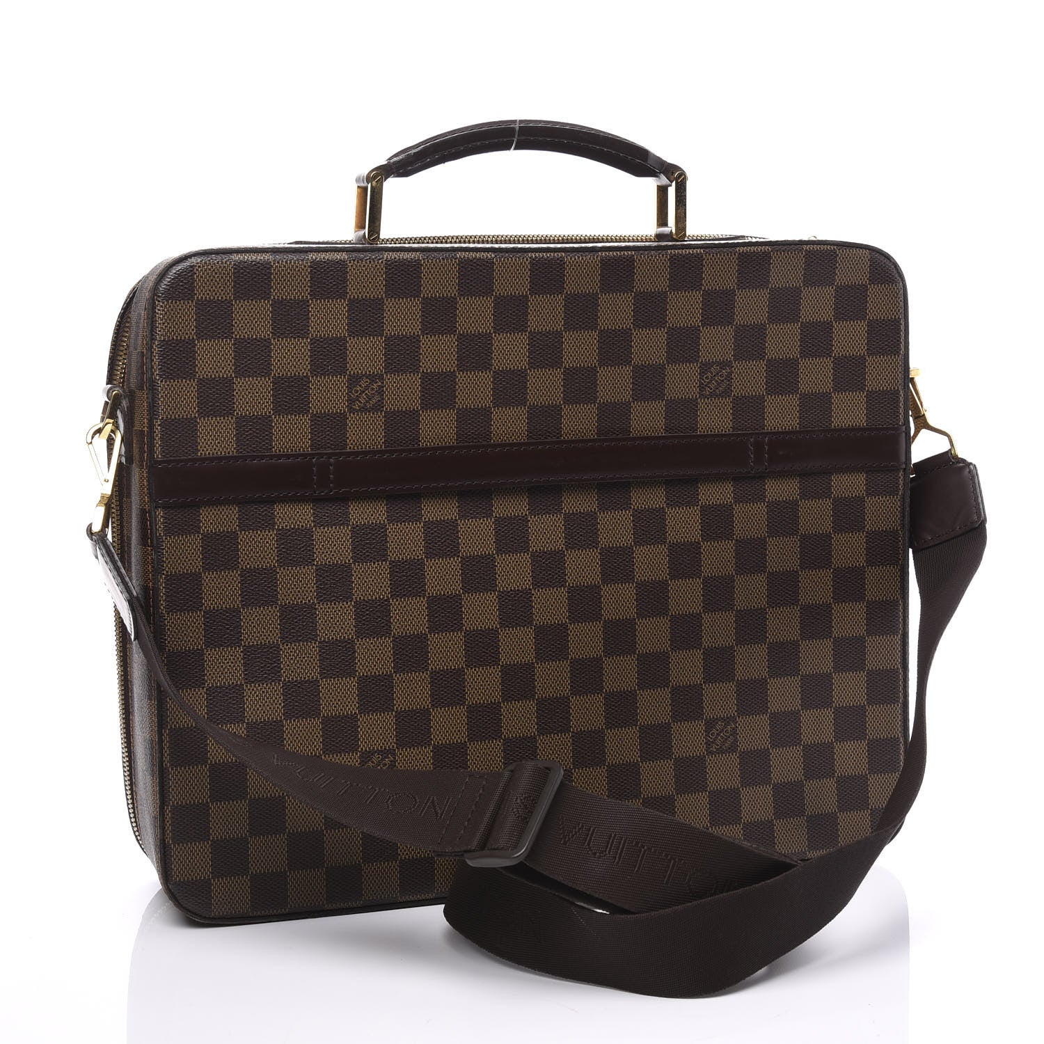 Louis Vuitton Damier Ebene Porte Ordinateur Sabana Computer Case 2 of 9