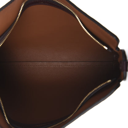 Burberry Calfskin Embossed Monogram Zip Pouch Oxblood 5 of 8