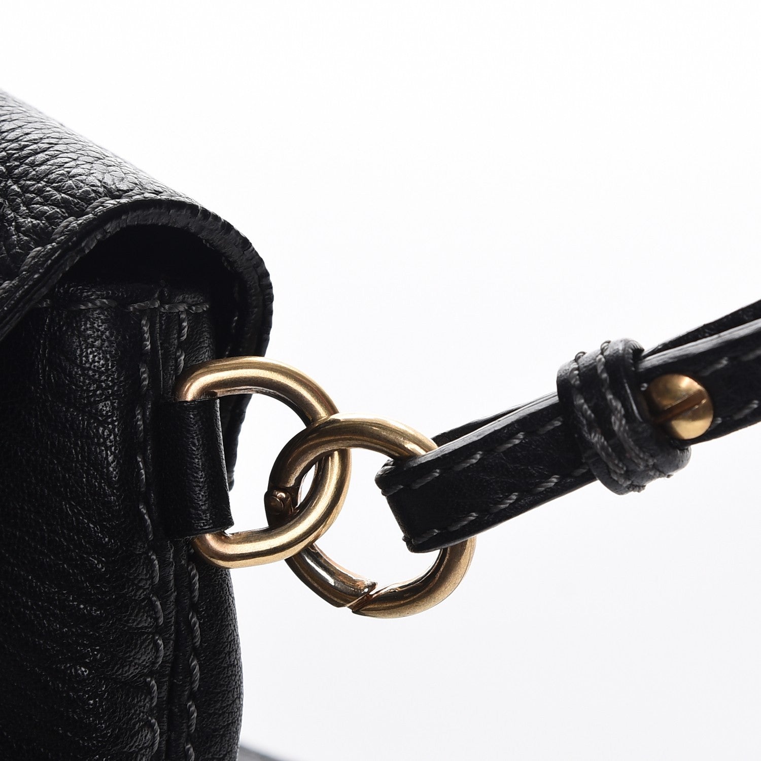 Chloe Calfskin Marcie Pochette Crossbody Bag Black 12 of 14