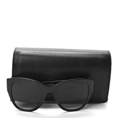 Chanel Acetate Polarized Butterfly CC Sunglasses 5412 Black 8 of 8