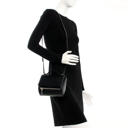 Givenchy Textured Calfskin Mini Pandora Box Crossbody Bag Black 2 of 8
