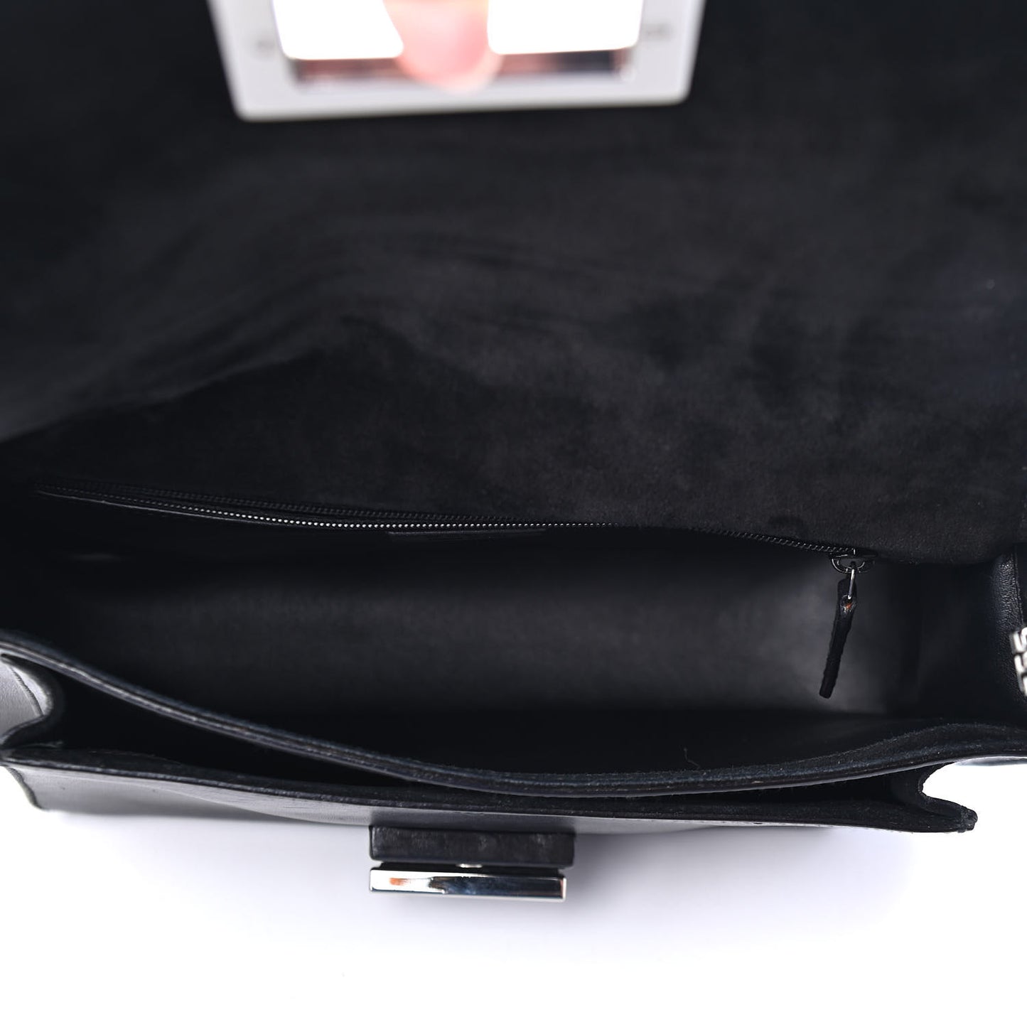 Calfskin Shoulder Bag Black