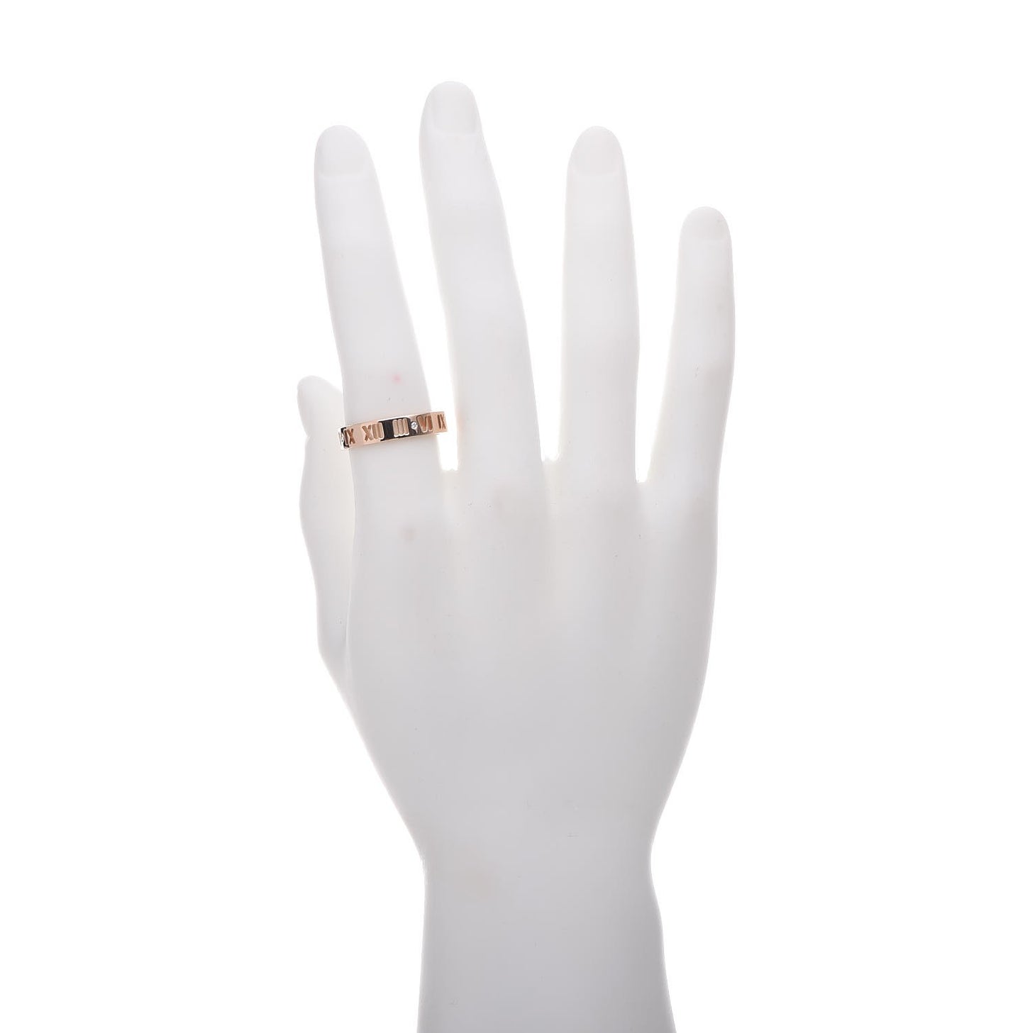 18K Rose Gold Diamond Atlas Pierced Ring 66 11.25